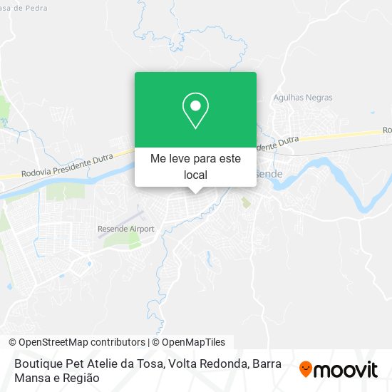 Boutique Pet Atelie da Tosa mapa