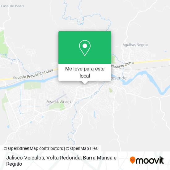 Jalisco Veículos mapa