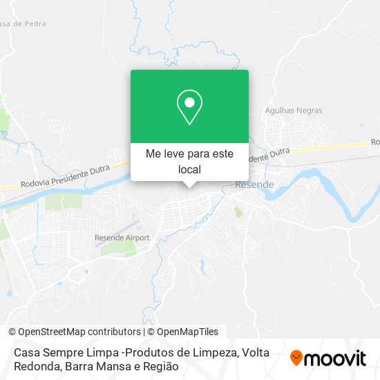 Casa Sempre Limpa -Produtos de Limpeza mapa