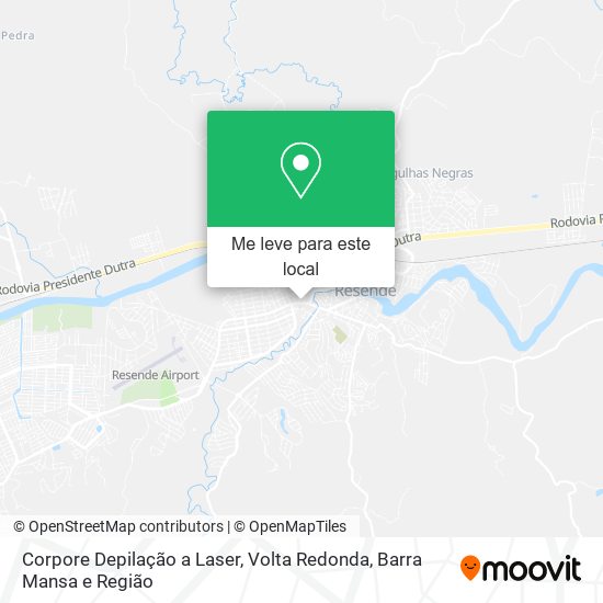 Corpore Depilação a Laser mapa