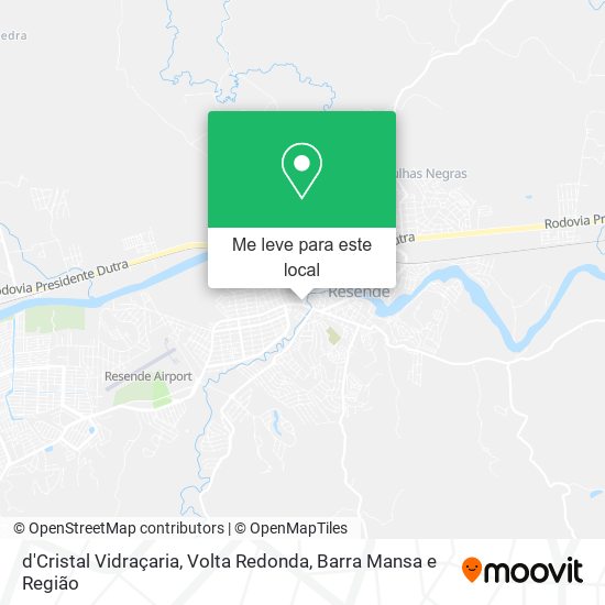 d'Cristal Vidraçaria mapa