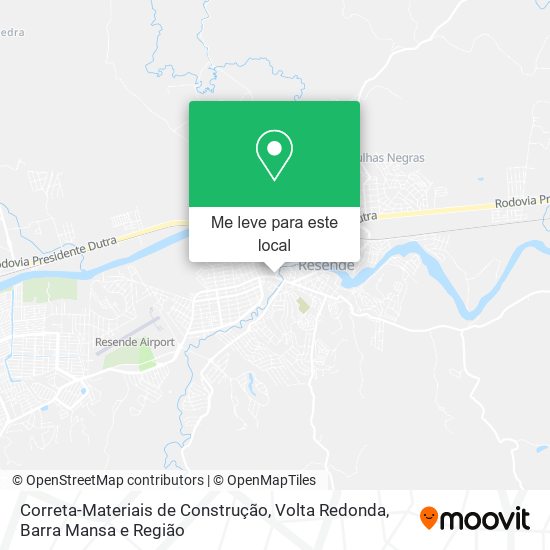 Correta-Materiais de Construção mapa