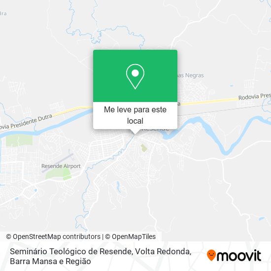 Seminário Teológico de Resende mapa