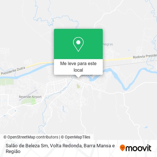 Salão de Beleza Sm mapa