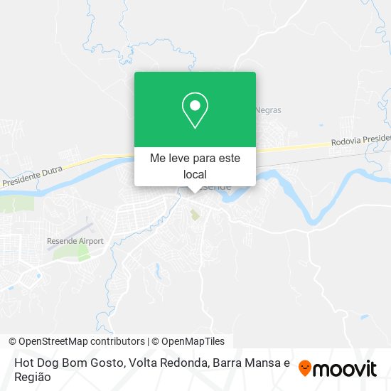 Hot Dog Bom Gosto mapa