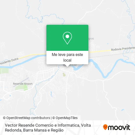 Vector Resende Comercio e Informatica mapa