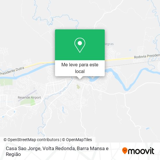 Casa Sao Jorge mapa
