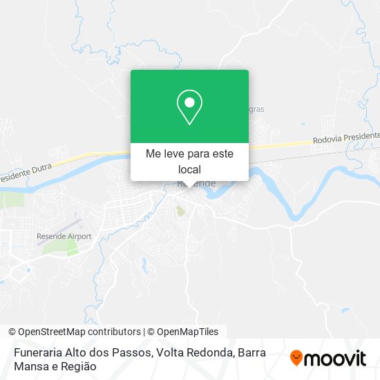 Funeraria Alto dos Passos mapa
