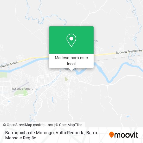 Barraquinha de Morango mapa