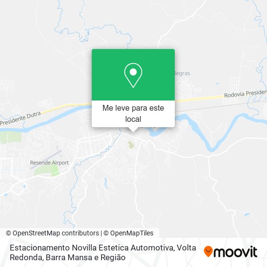 Estacionamento Novilla Estetica Automotiva mapa