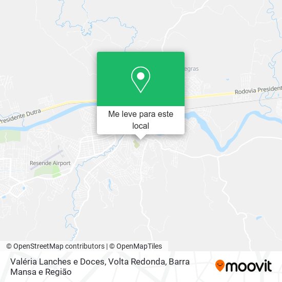Valéria Lanches e Doces mapa