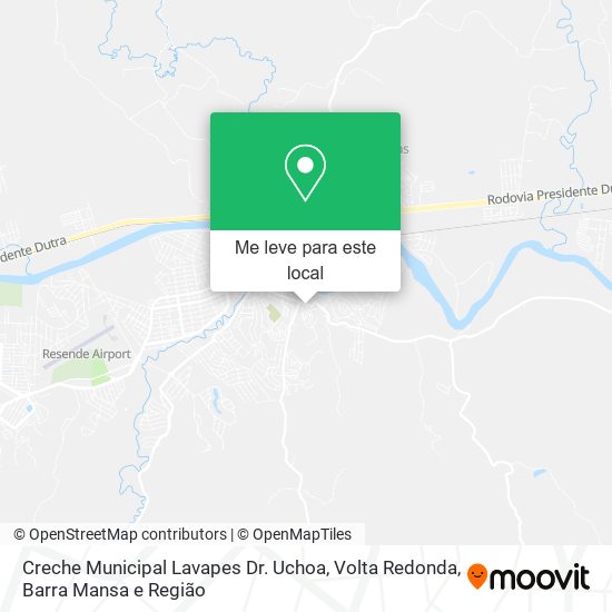 Creche Municipal Lavapes Dr. Uchoa mapa