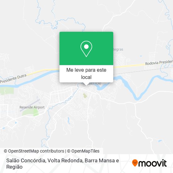 Salão Concórdia mapa