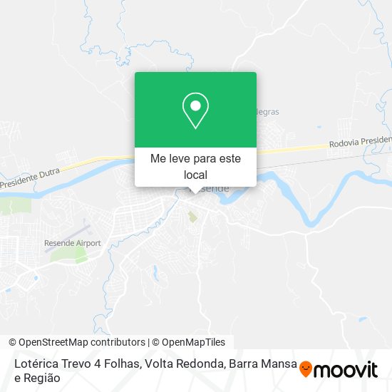 Lotérica Trevo 4 Folhas mapa