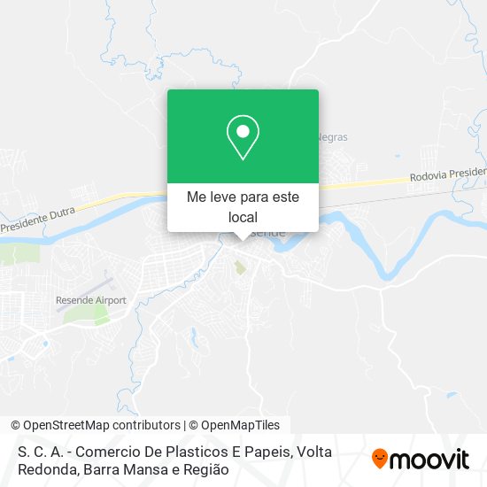 S. C. A. - Comercio De Plasticos E Papeis mapa