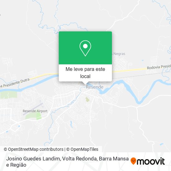 Josino Guedes Landim mapa