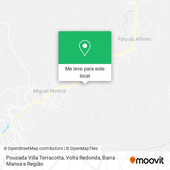 Pousada Villa Terracotta mapa