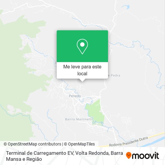 Terminal de Carregamento EV mapa