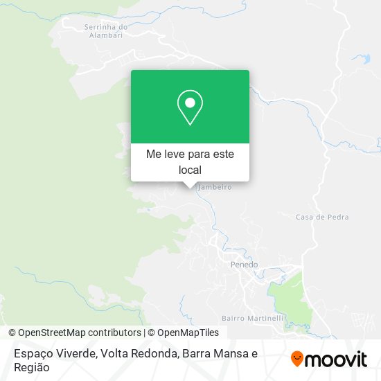 Espaço Viverde mapa