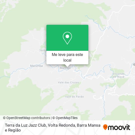 Terra da Luz Jazz Club mapa