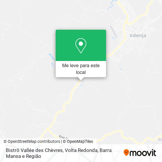 Bistrô Vallée des Chèvres mapa