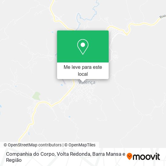 Companhia do Corpo mapa