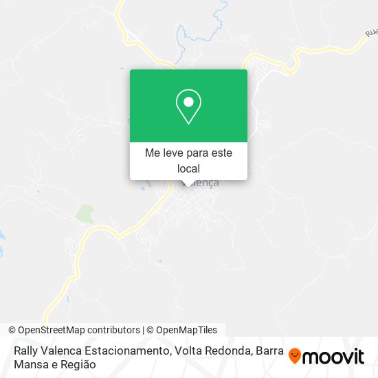 Rally Valenca Estacionamento mapa