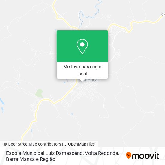 Escola Municipal Luiz Damasceno mapa