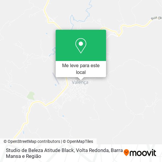 Studio de Beleza Atitude Black mapa