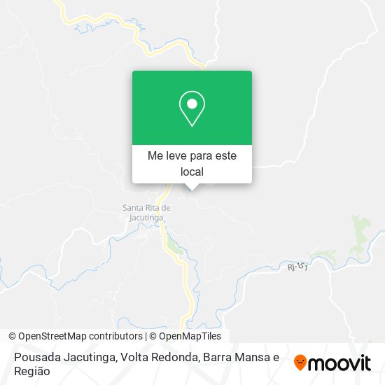 Pousada Jacutinga mapa