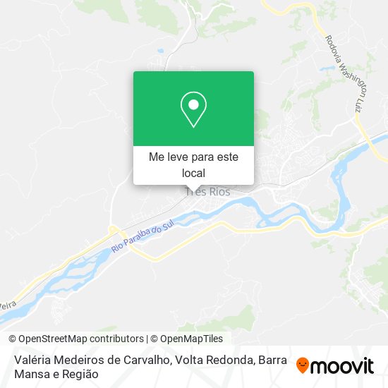 Valéria Medeiros de Carvalho mapa