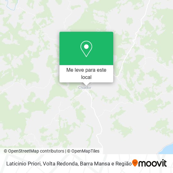 Laticinio Priori mapa