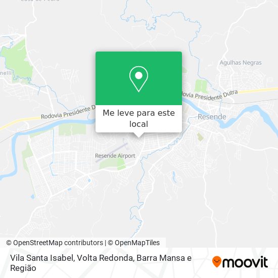 Vila Santa Isabel mapa