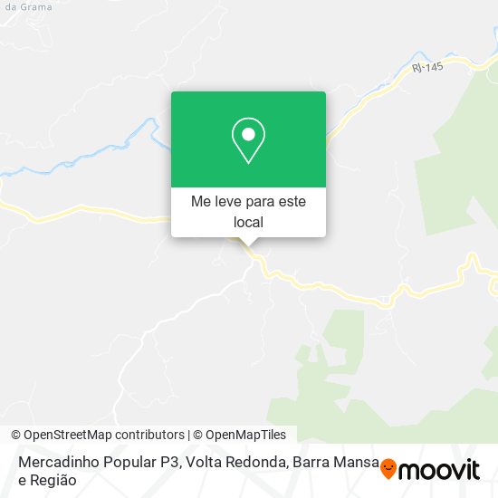 Mercadinho Popular P3 mapa