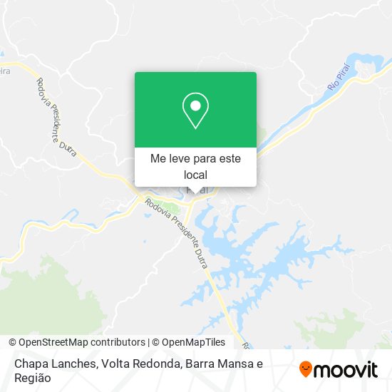 Chapa Lanches mapa