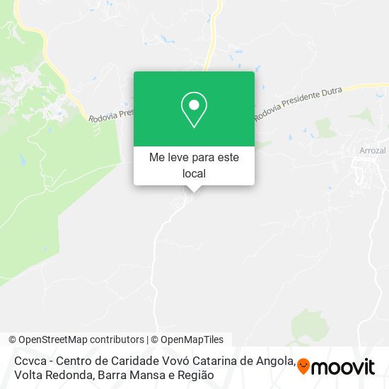 Ccvca - Centro de Caridade Vovó Catarina de Angola mapa