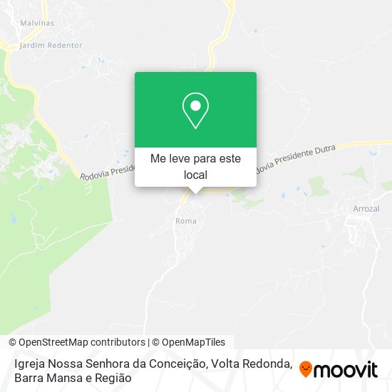 Igreja Nossa Senhora da Conceição mapa