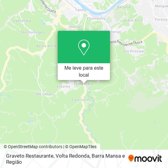 Graveto Restaurante mapa