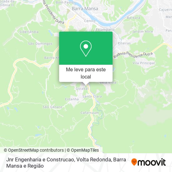 Jnr Engenharia e Construcao mapa