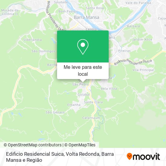 Edificio Residencial Suica mapa