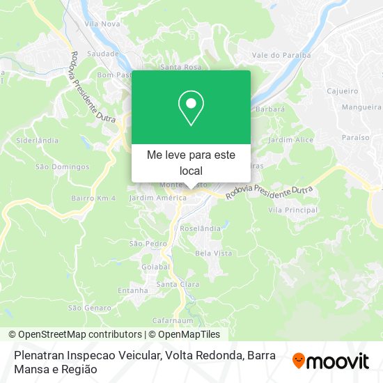 Plenatran Inspecao Veicular mapa