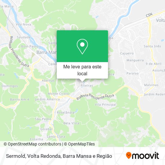 Sermold mapa
