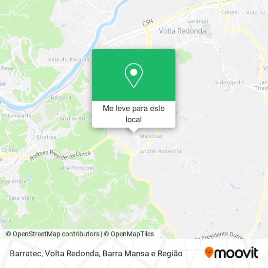 Barratec mapa