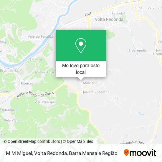 M M Miguel mapa