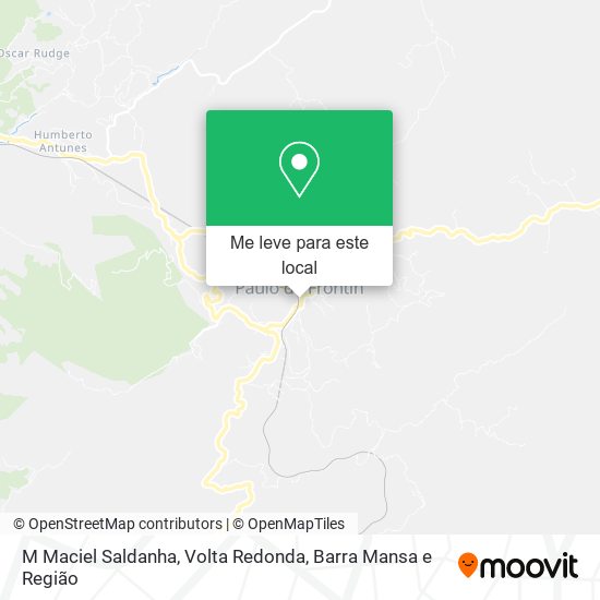 M Maciel Saldanha mapa