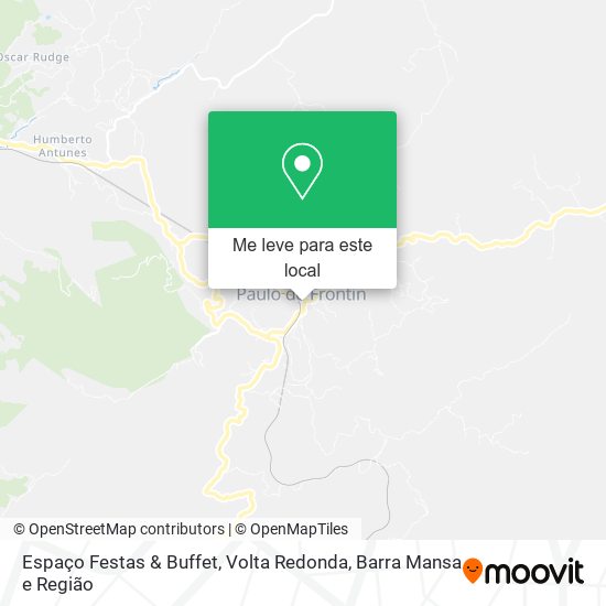 Espaço Festas & Buffet mapa