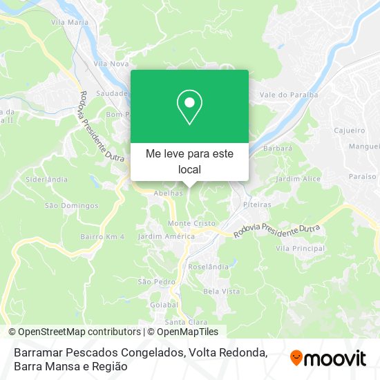 Barramar Pescados Congelados mapa