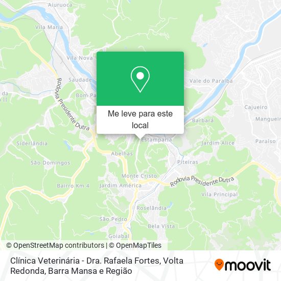 Clínica Veterinária - Dra. Rafaela Fortes mapa