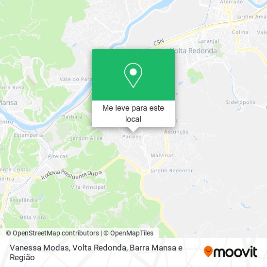 Vanessa Modas mapa