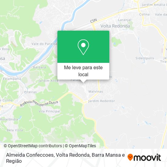 Almeida Confeccoes mapa